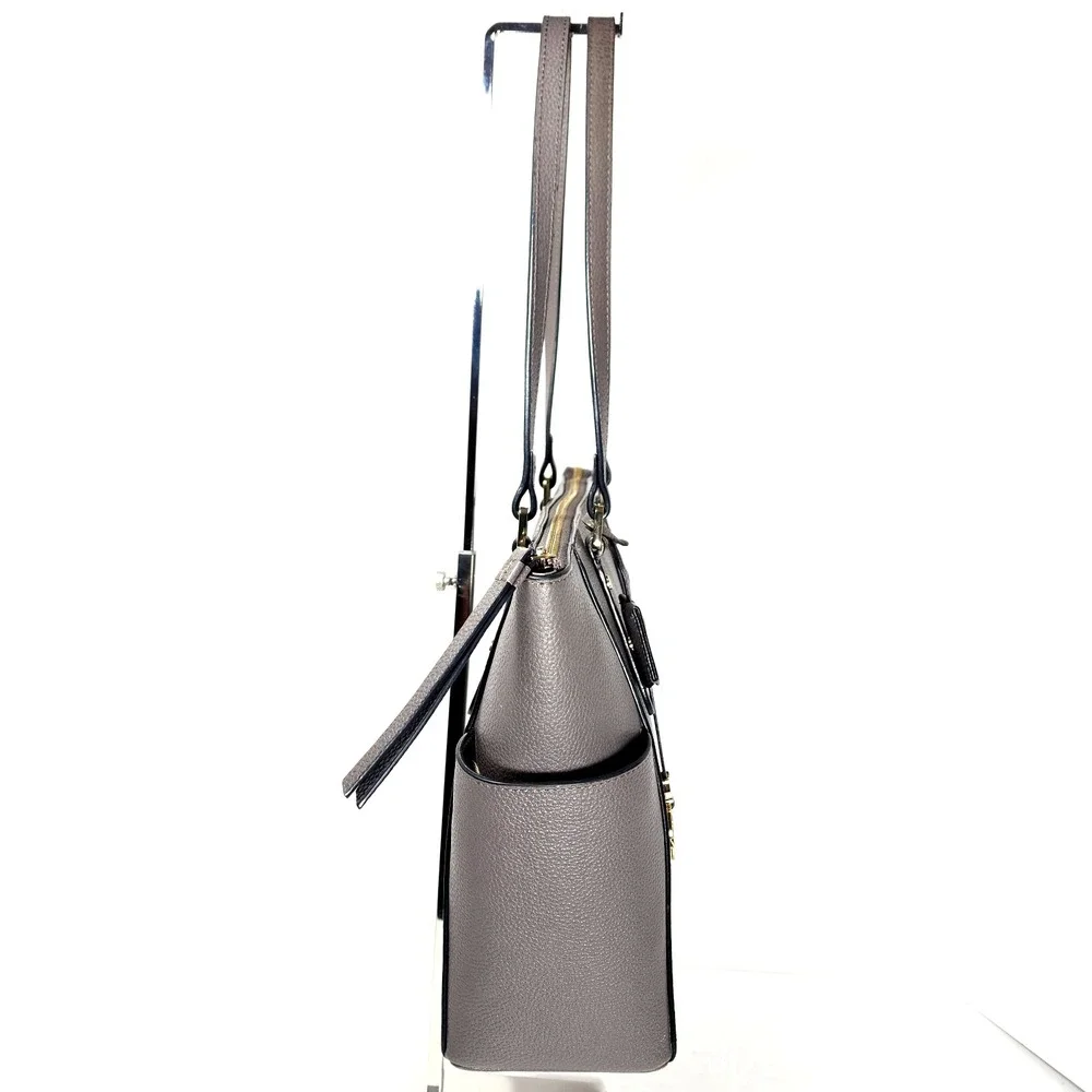 Radley London Silk Street Gray Large Zip-Top Tote Bag - Picture 12 of 16